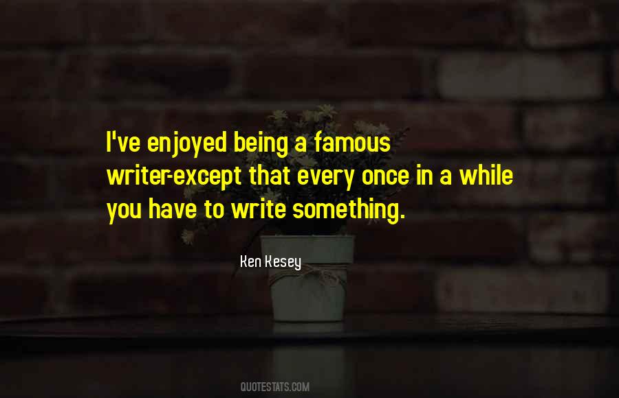 Writing Famous Writers Quotes #93044