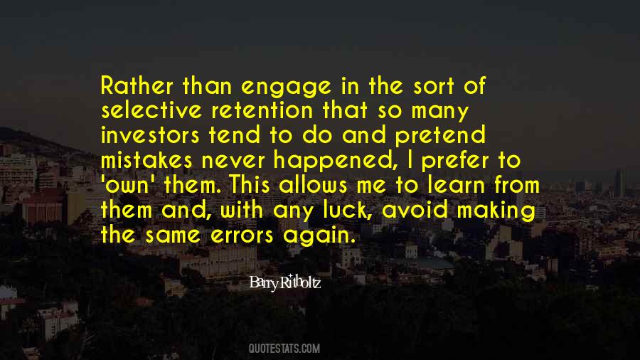 Same Mistakes Over And Over Again Quotes #1276347