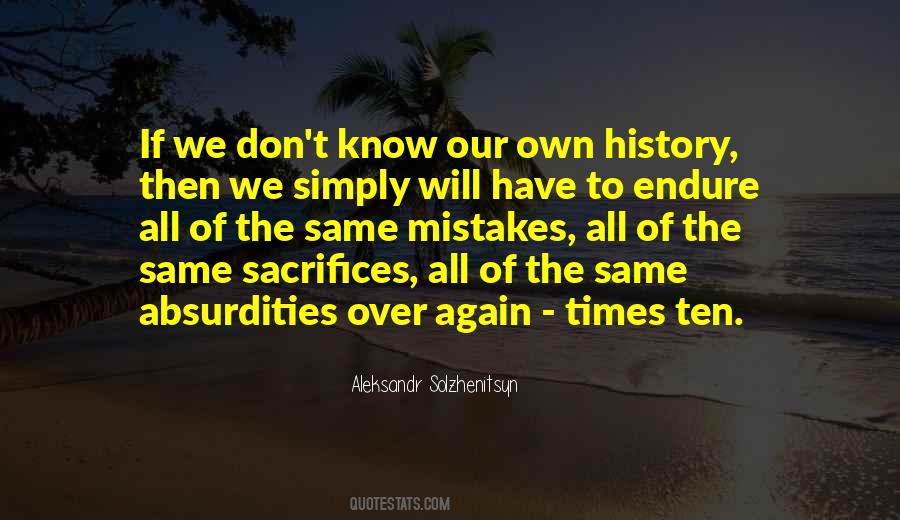 Same Mistakes Over And Over Again Quotes #958797