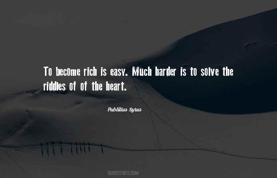 Rich Heart Quotes #1369471