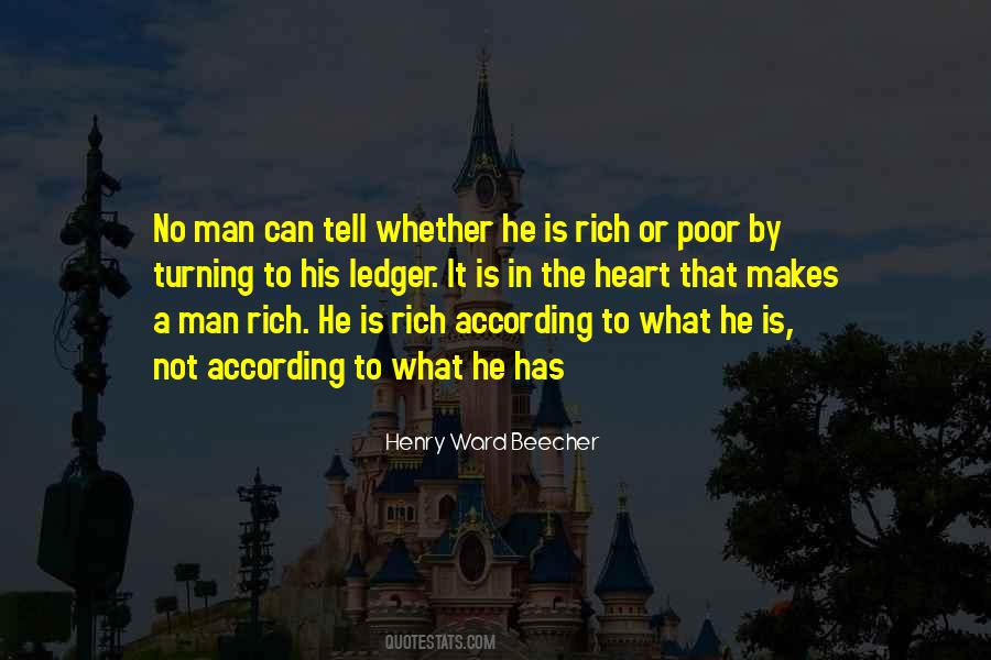 Rich Heart Quotes #1848886