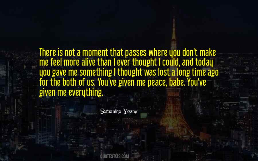 A Moment Of Peace Quotes #761599
