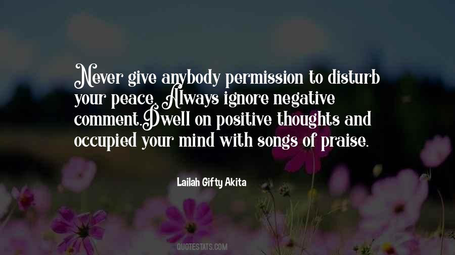 Peace Attitude Quotes #1017009