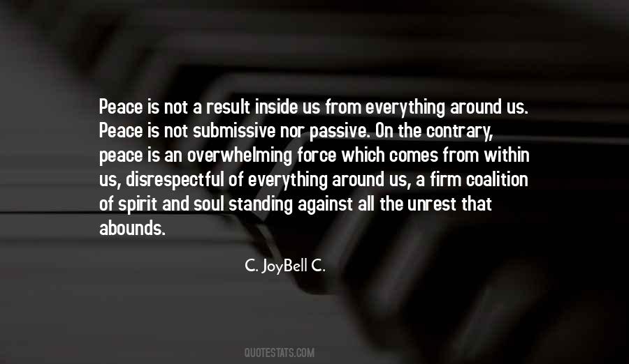Peace Attitude Quotes #1721815