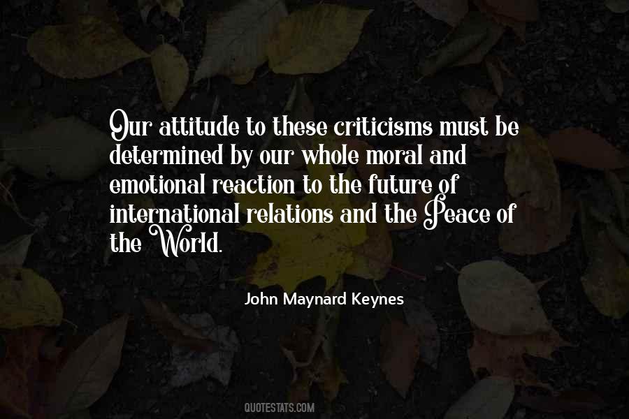 Peace Attitude Quotes #279293