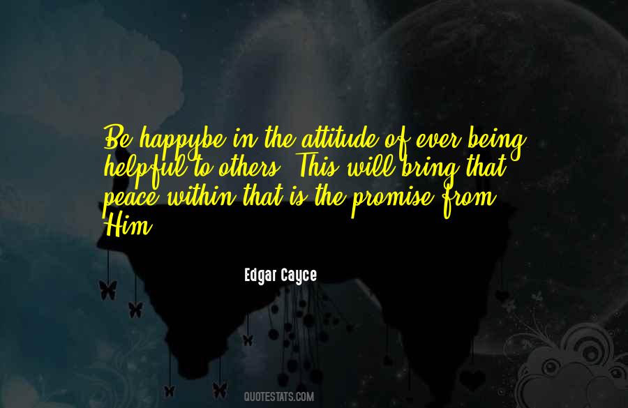 Peace Attitude Quotes #483894