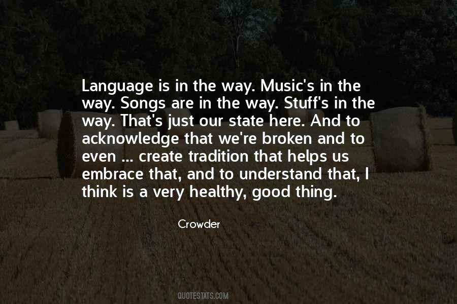 My Broken Language Quotes #710808