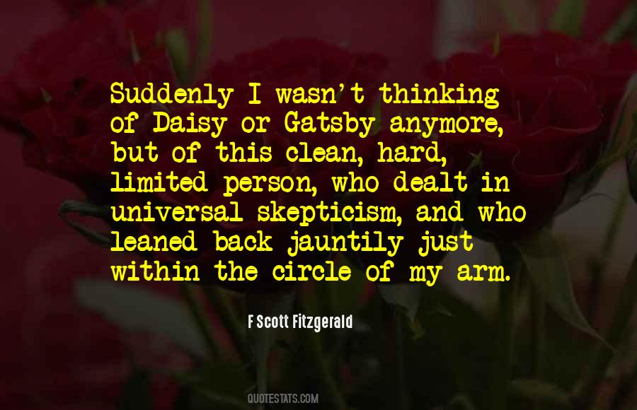 F Scott Fitzgerald The Great Gatsby Quotes #1693966