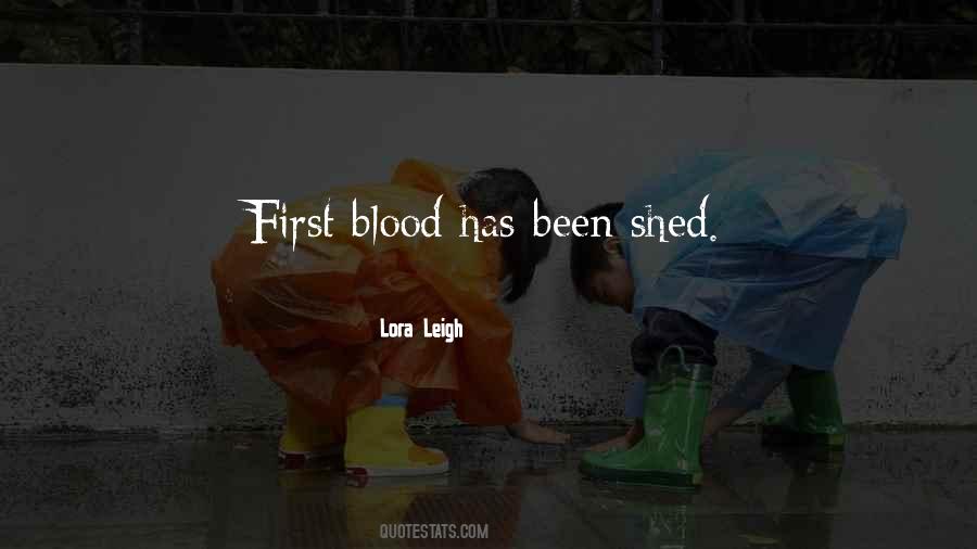 First Blood Quotes #1593859
