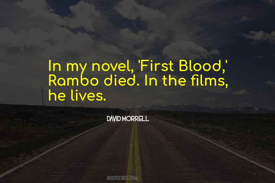First Blood Quotes #793176