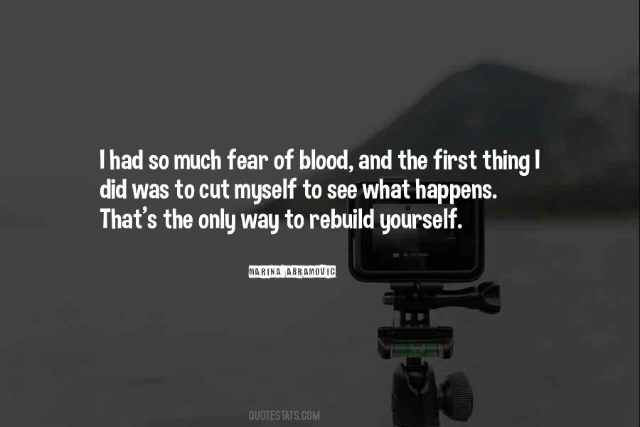 First Blood Quotes #846983