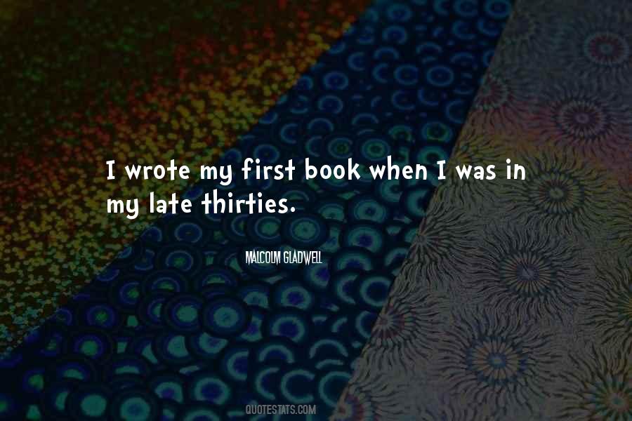 First Book Quotes #1060642