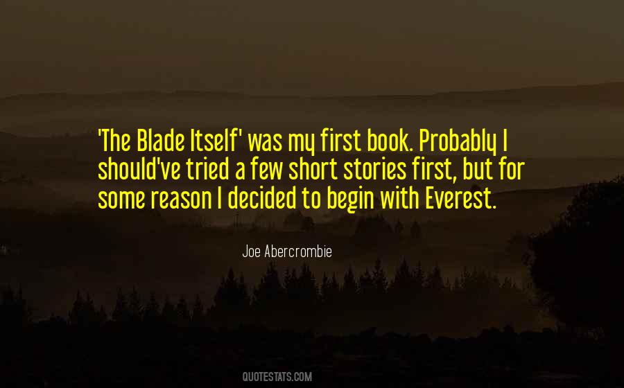 First Book Quotes #1197903