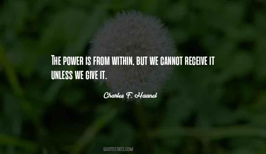 Power From Within Quotes #1091951