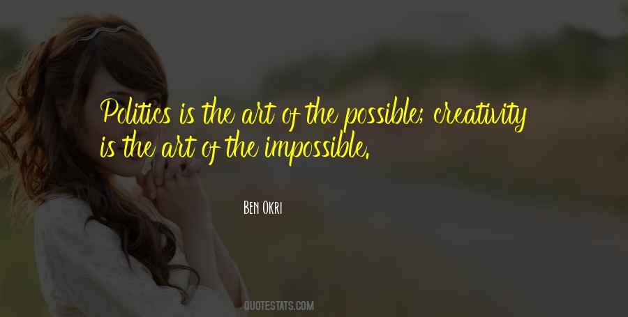 The Art Of The Possible Quotes #712530