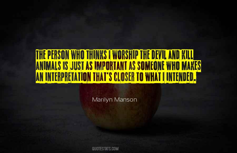 Kill The Devil Quotes #795702