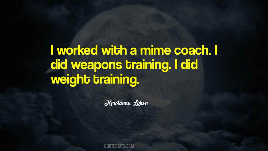 Training Coach Quotes #1823390