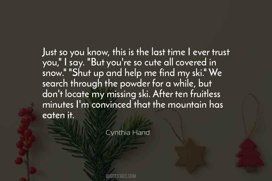 Ski Powder Quotes #1666142