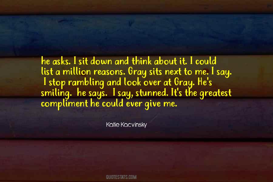 Sit Next To Me Quotes #380976