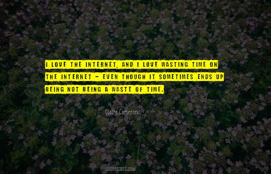 Waste Of Love Quotes #1587489