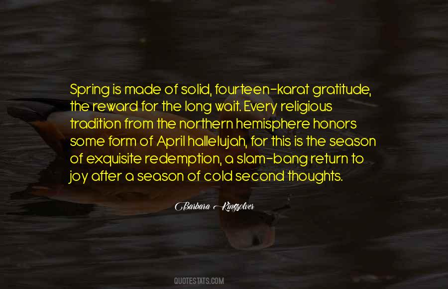 Quotes About The Spring Season #312913