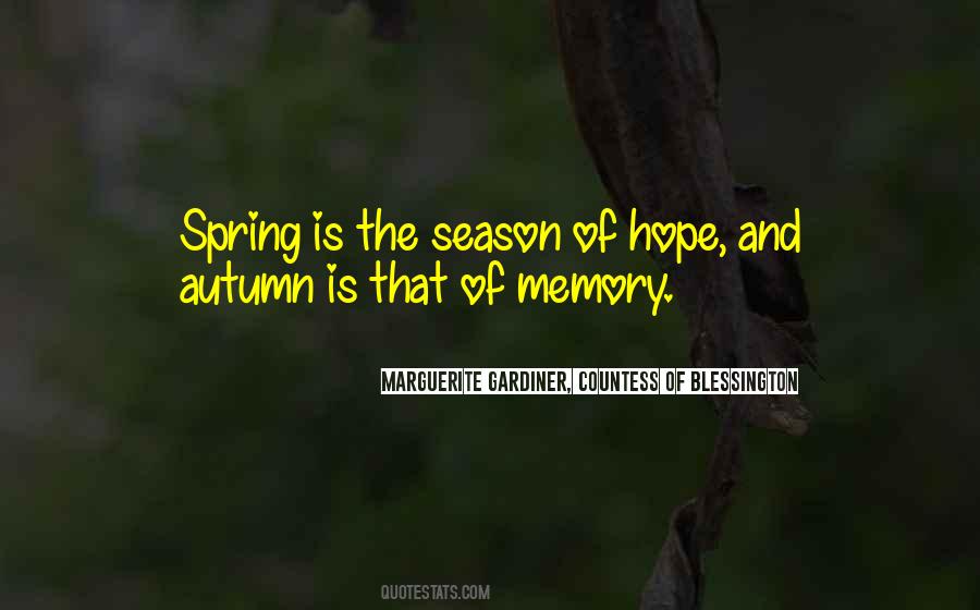 Quotes About The Spring Season #734335