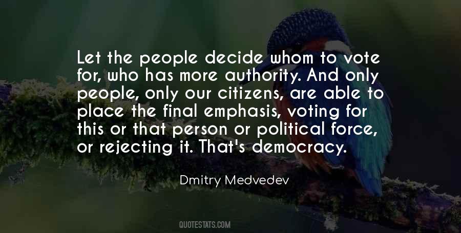 Political Voting Quotes #273206