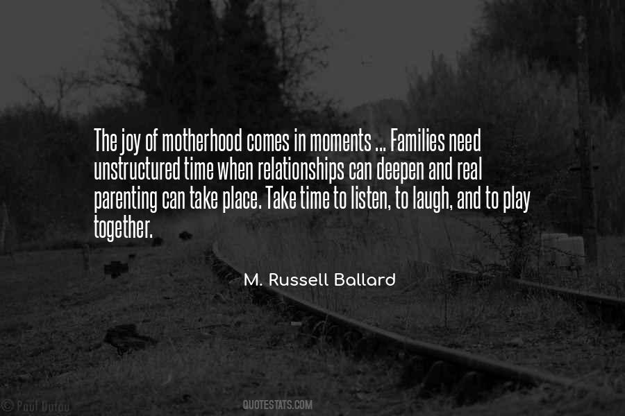 Motherhood Joy Quotes #1076895