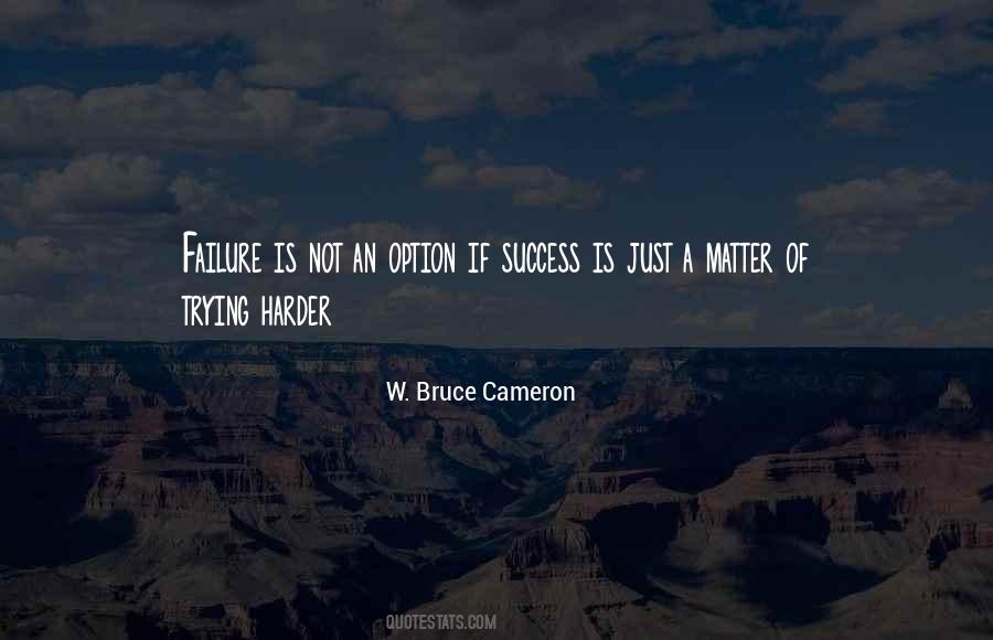 Failure Is Not Trying Quotes #589538