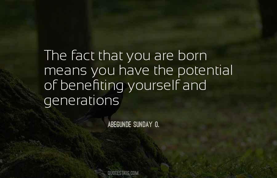 You Were Born For Greatness Quotes #1724466