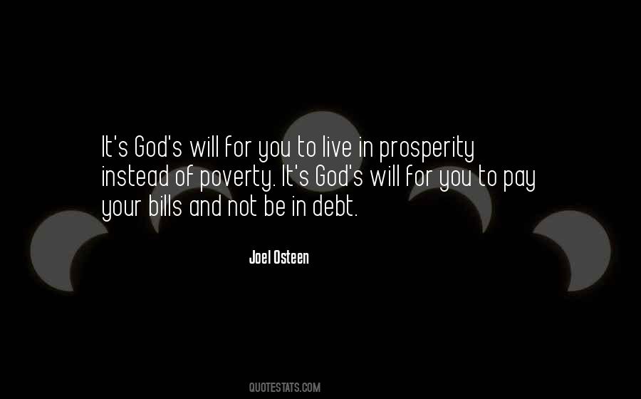 God Prosperity Quotes #1354196