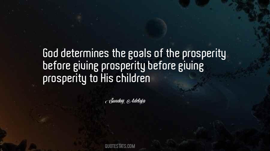 God Prosperity Quotes #386584