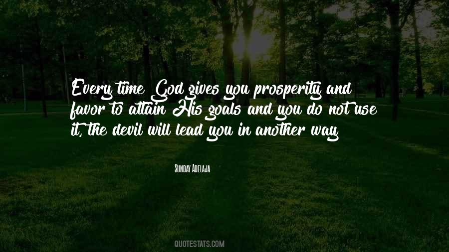 God Prosperity Quotes #790804