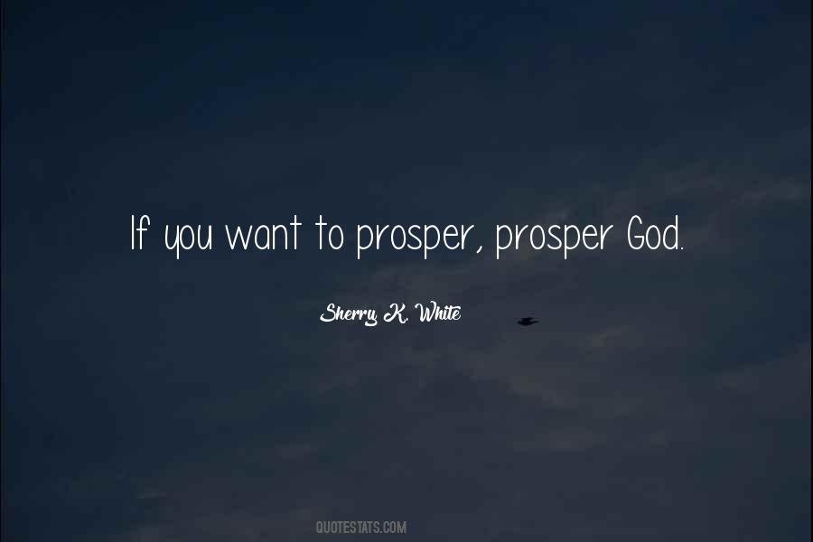 God Prosperity Quotes #94974