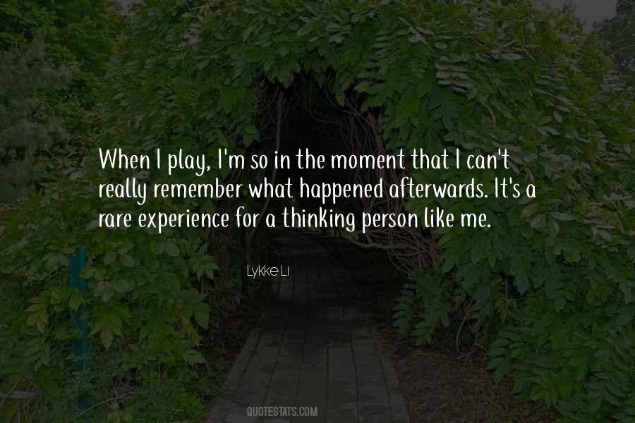 Remember The Person Quotes #298672