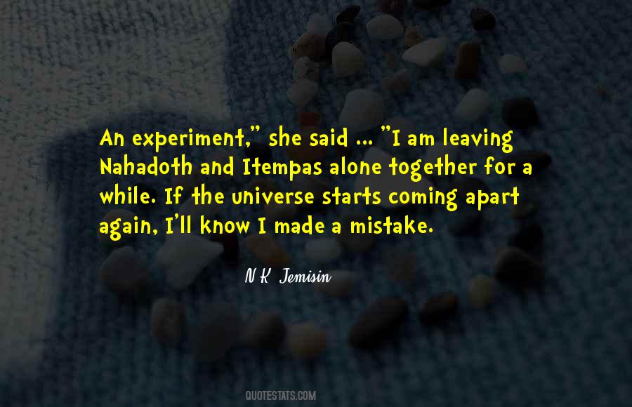 If I Made A Mistake Quotes #1566050
