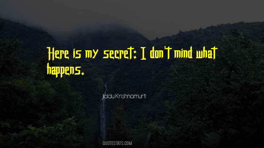 My Secret Quotes #1344556