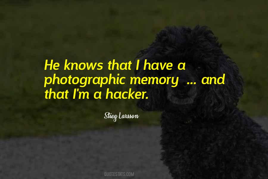 Quotes About A Photographic Memory #1123693