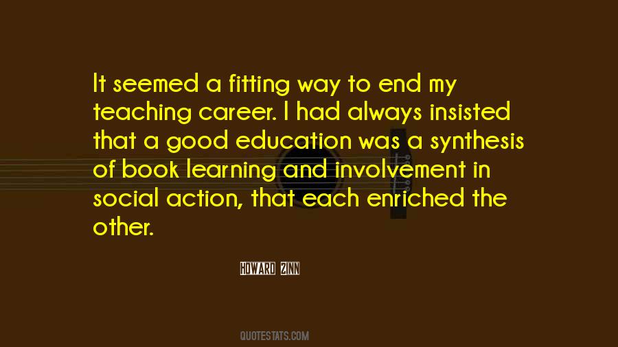 Quotes About The End Of A Career #1175251