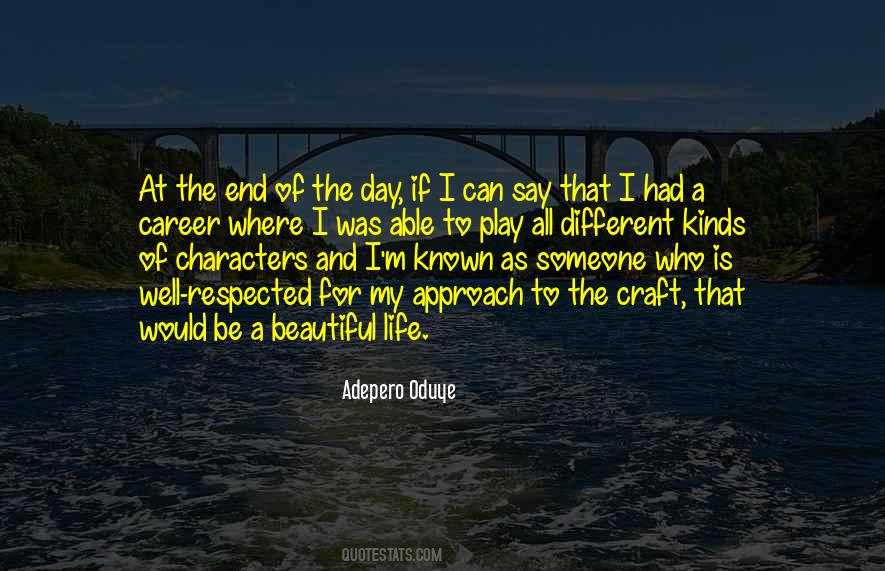 Quotes About The End Of A Career #1378245