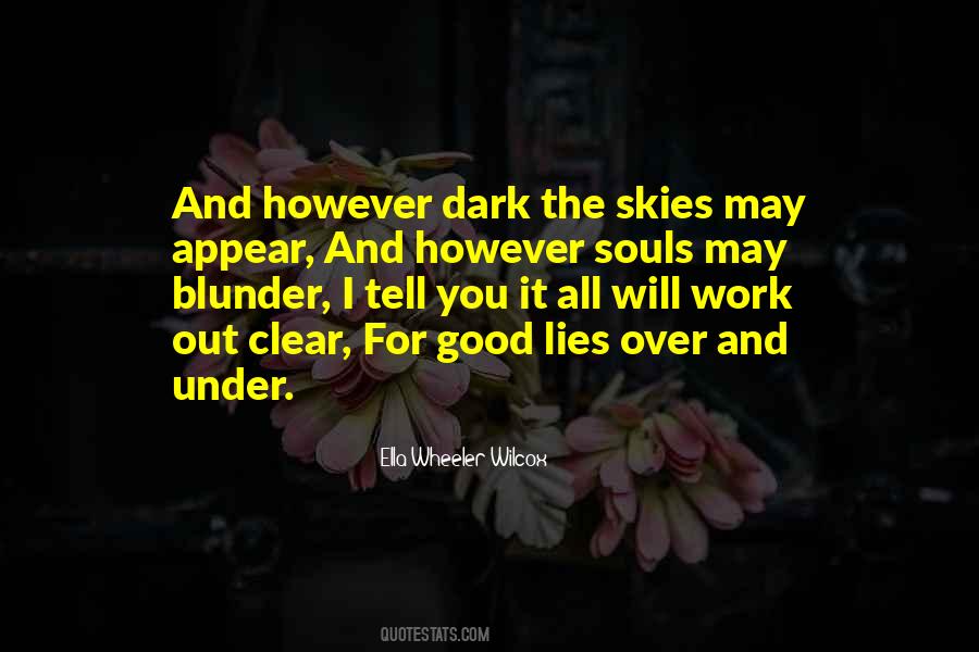 Wise Dark Quotes #1126203