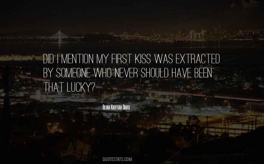 First Kiss Love Quotes #1332562