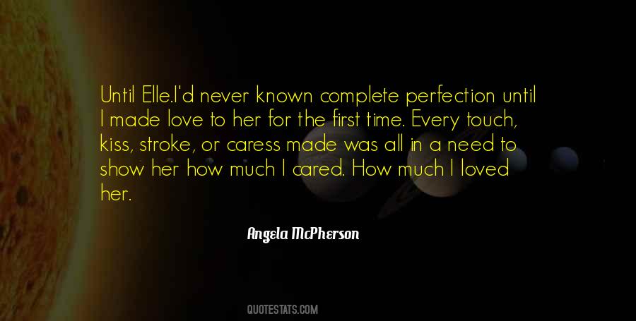 First Kiss Love Quotes #1529021