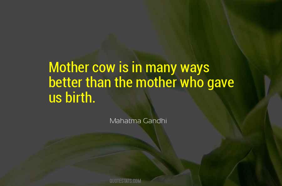 Mother Cow Quotes #1311206
