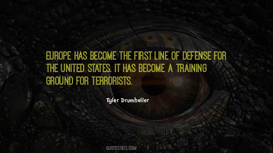 First Line Of Defense Quotes #496709