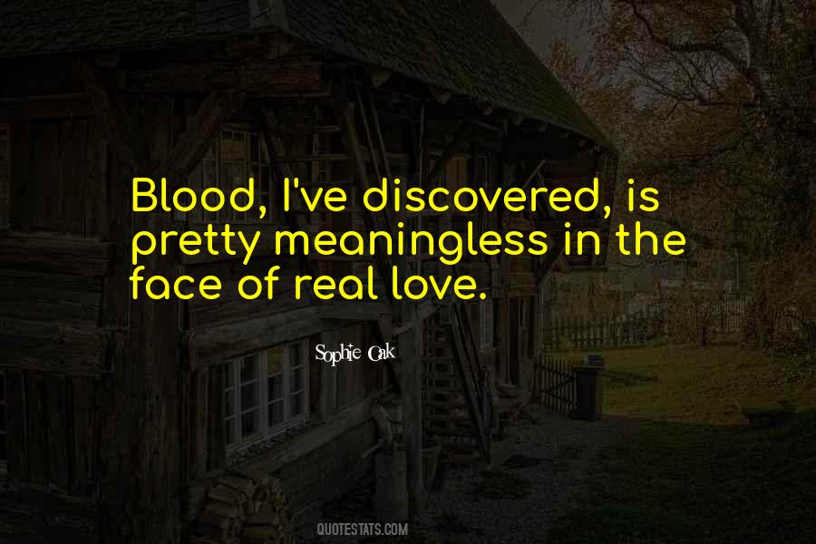 Blood Love Quotes #1020512