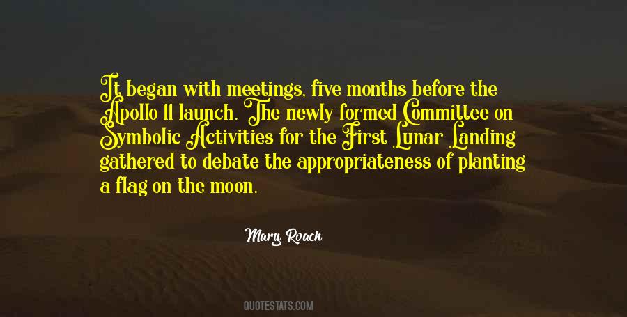 First Lunar Landing Quotes #219936