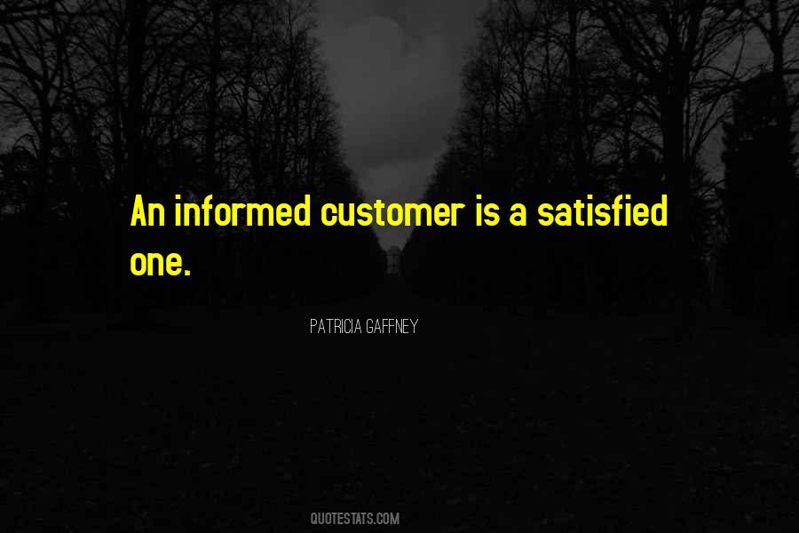 A Satisfied Customer Quotes #151916