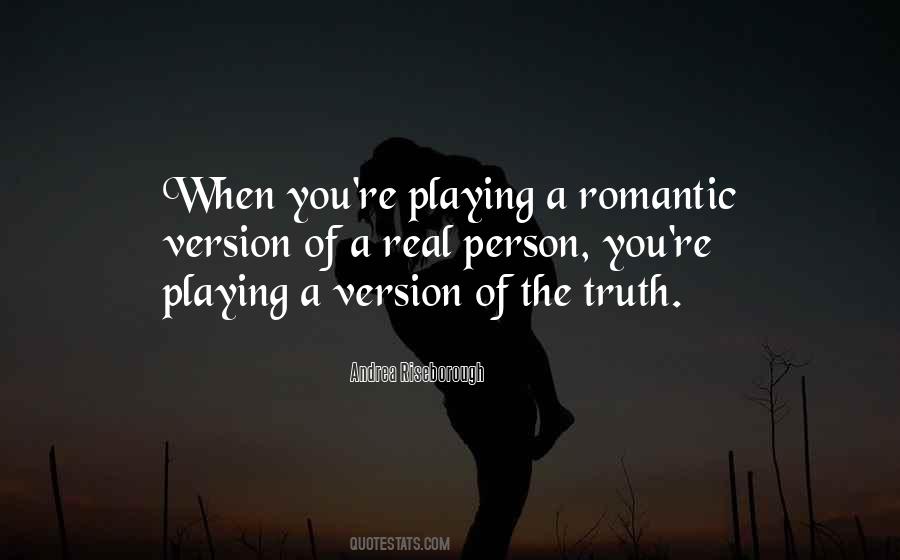 Quotes About A Romantic Person #1102521