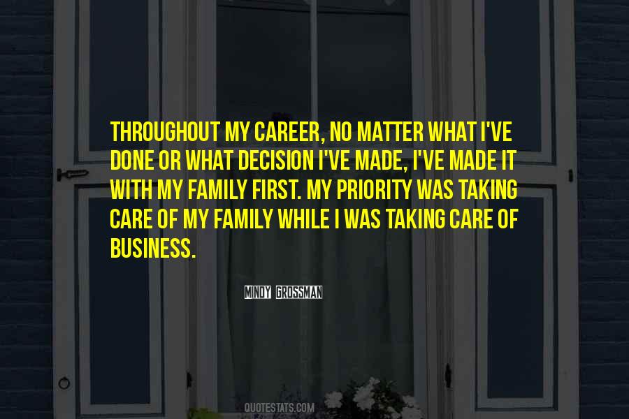 Career Or Family Quotes #857321